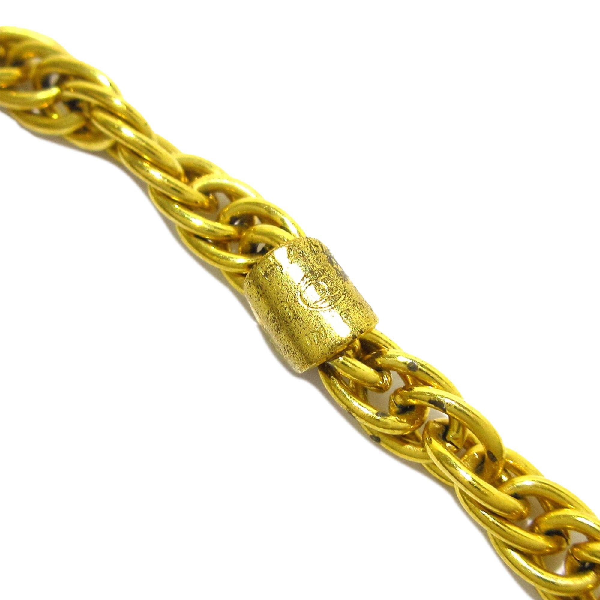 Chanel CC Round Pendant Necklace (SHG-3MffJa)