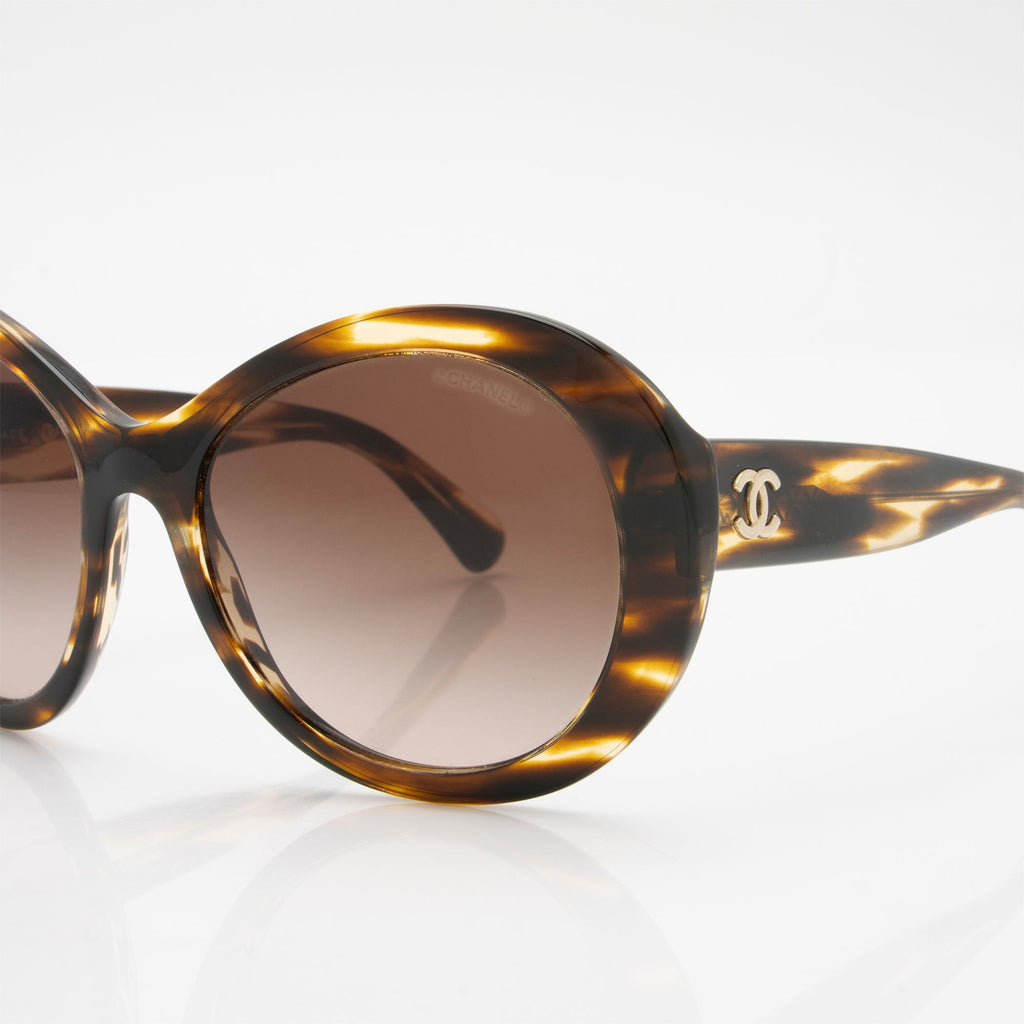 Chanel CC Round Sunglasses