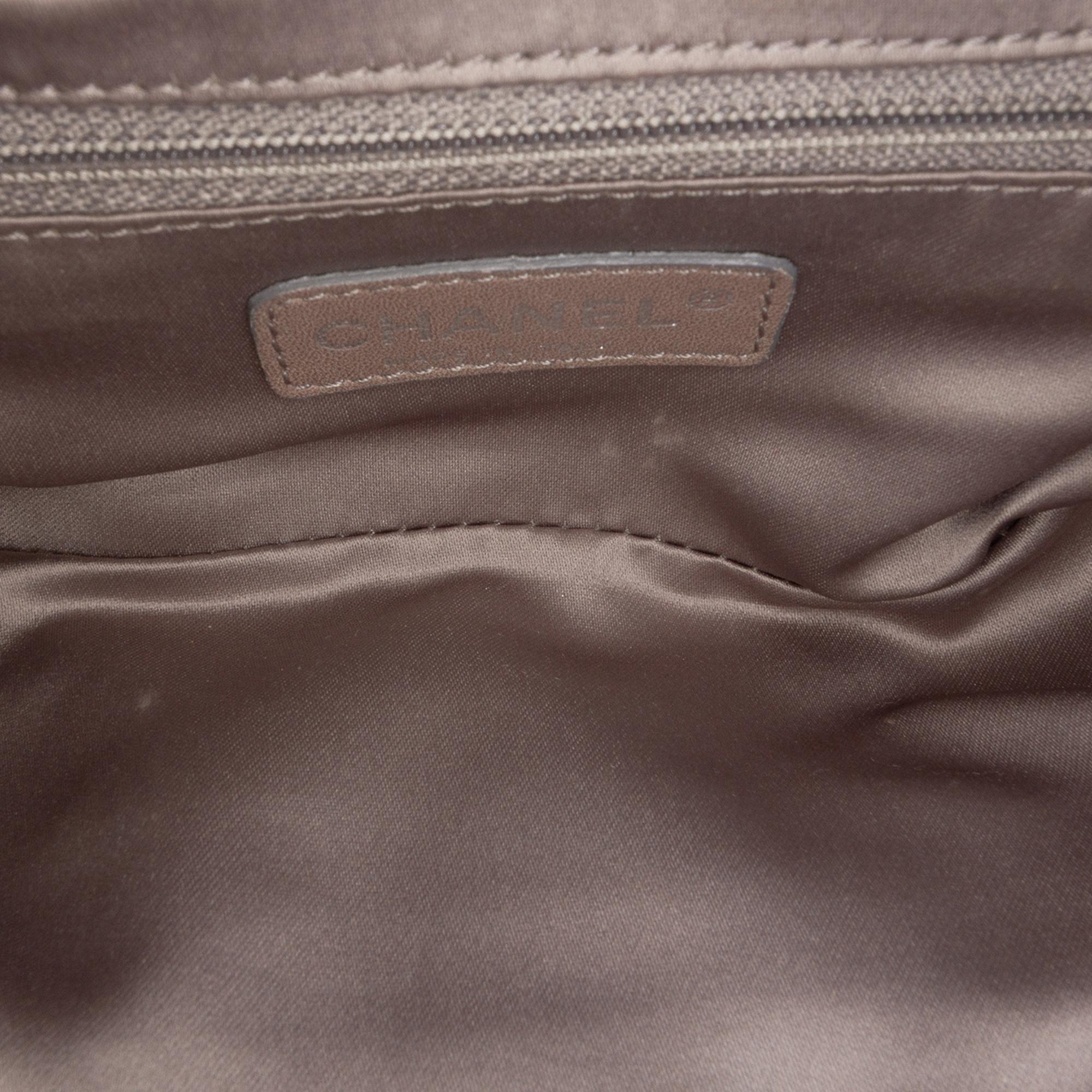 Chanel CC Satin Bow Clutch with Chain