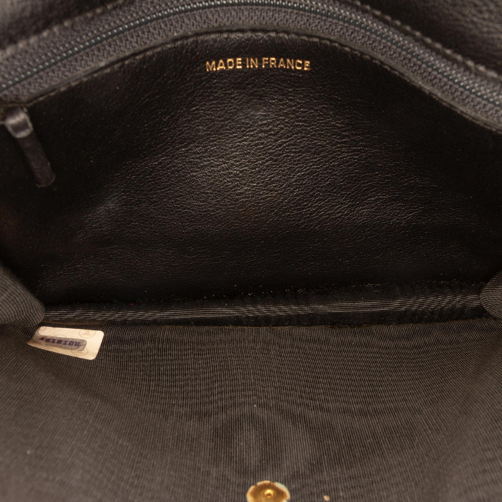 Chanel CC Satin Diamond Stitch Clutch