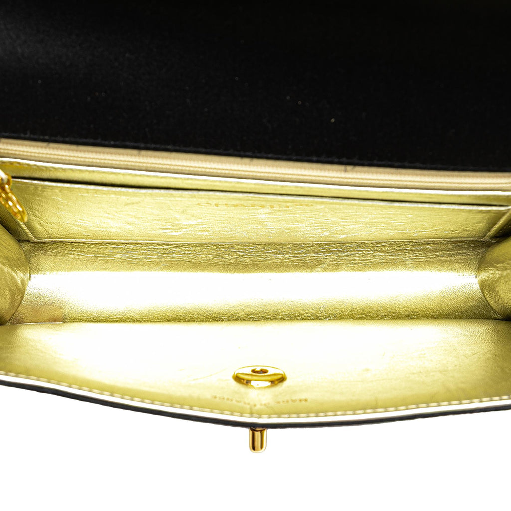 Chanel CC Satin Flap Clutch