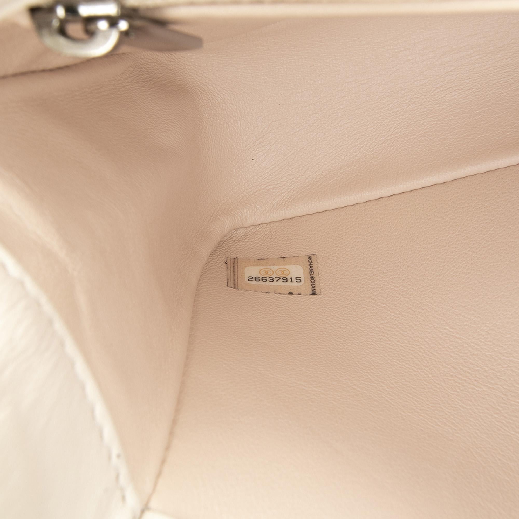 Chanel CC Stitched Calfskin Chain Flap