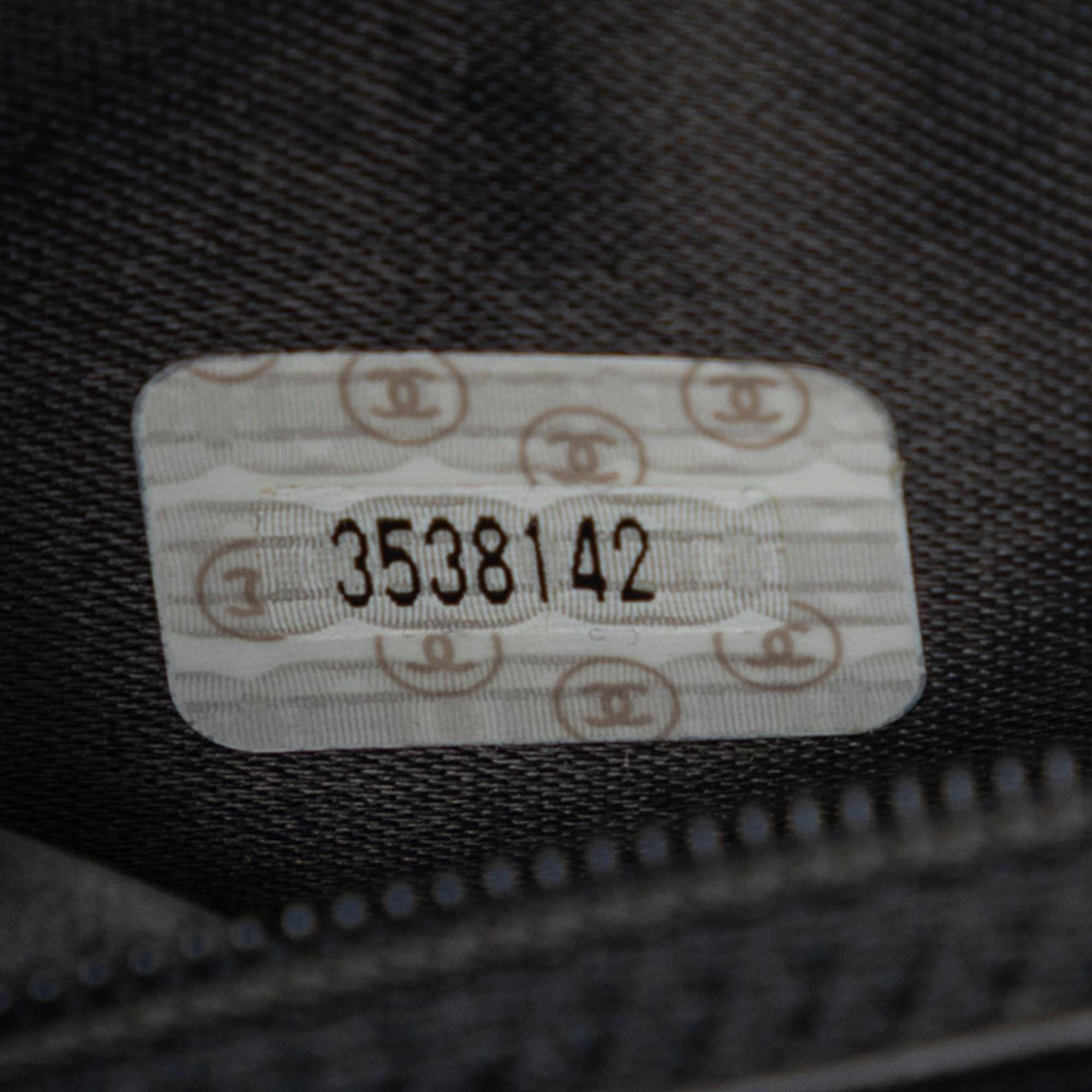 Chanel CC Stitched Calfskin Turnlock Vanity Case