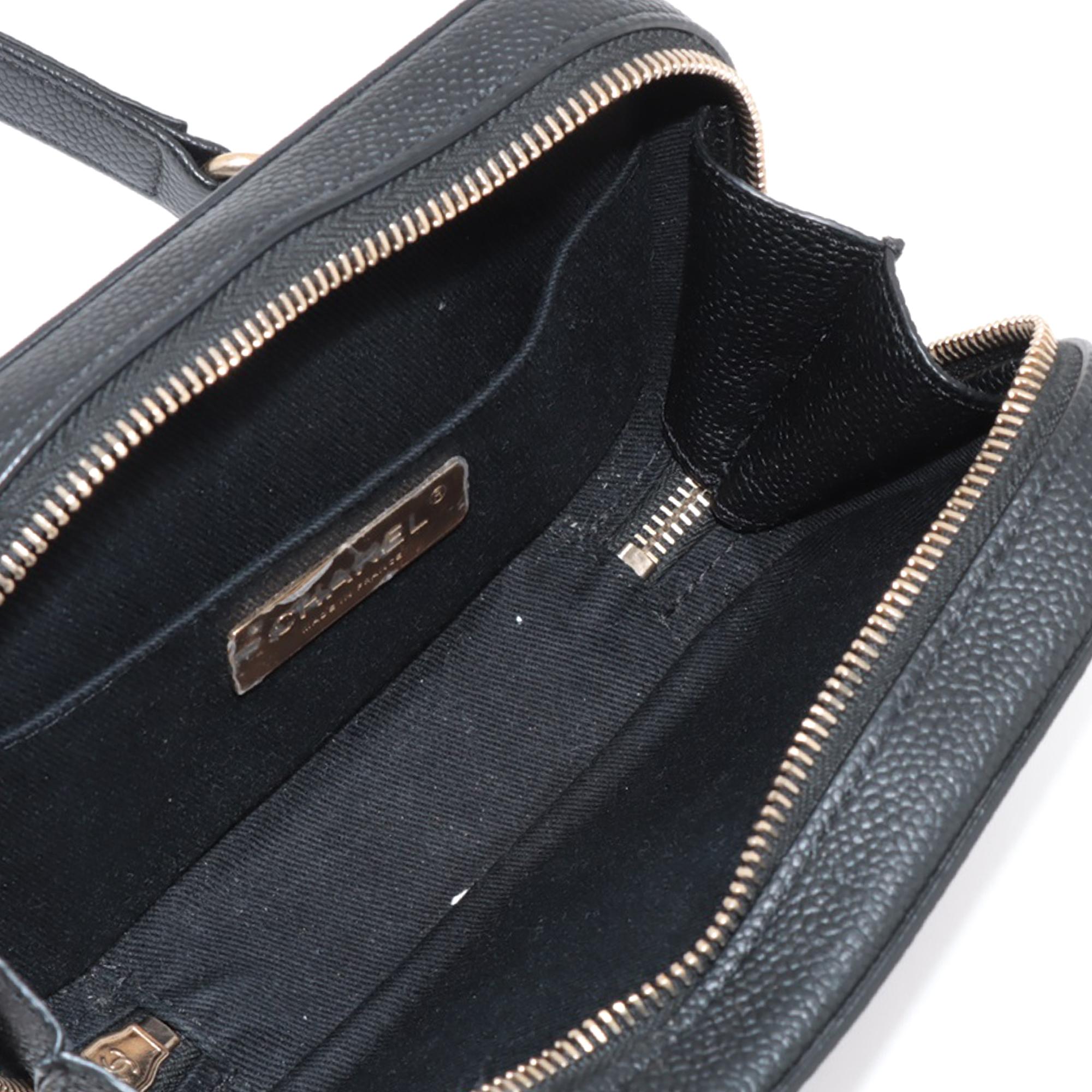 Chanel CC Stitched Caviar Chic Affinity Belt Bag