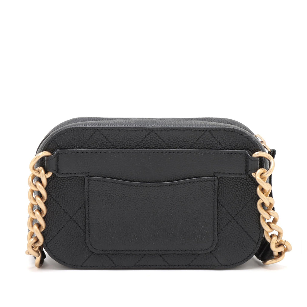 Chanel CC Stitched Caviar Chic Affinity Belt Bag