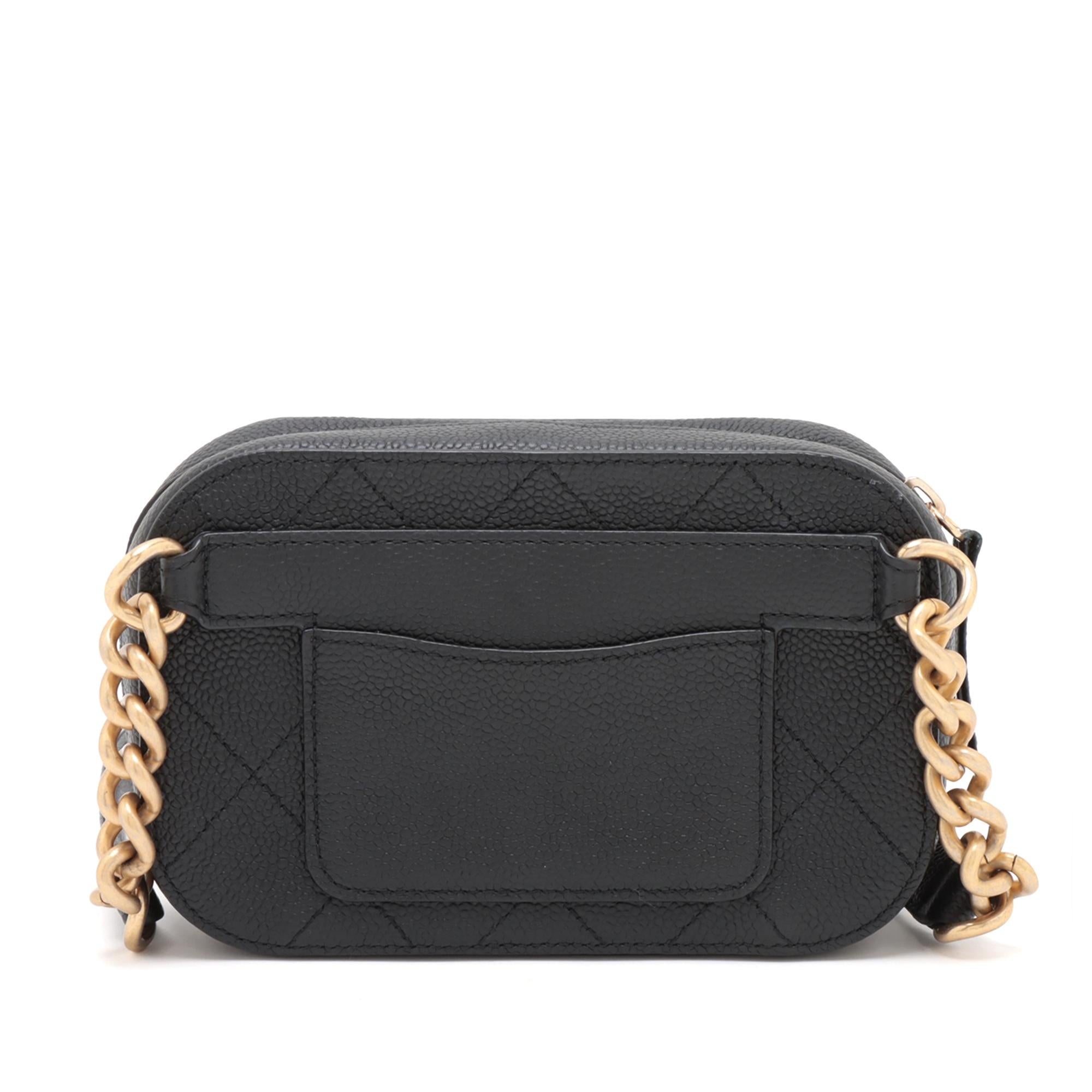 Chanel CC Stitched Caviar Chic Affinity Belt Bag