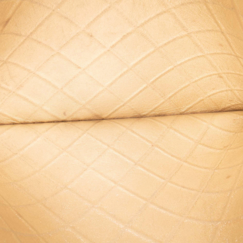 Chanel CC Stitched Lambskin Clutch
