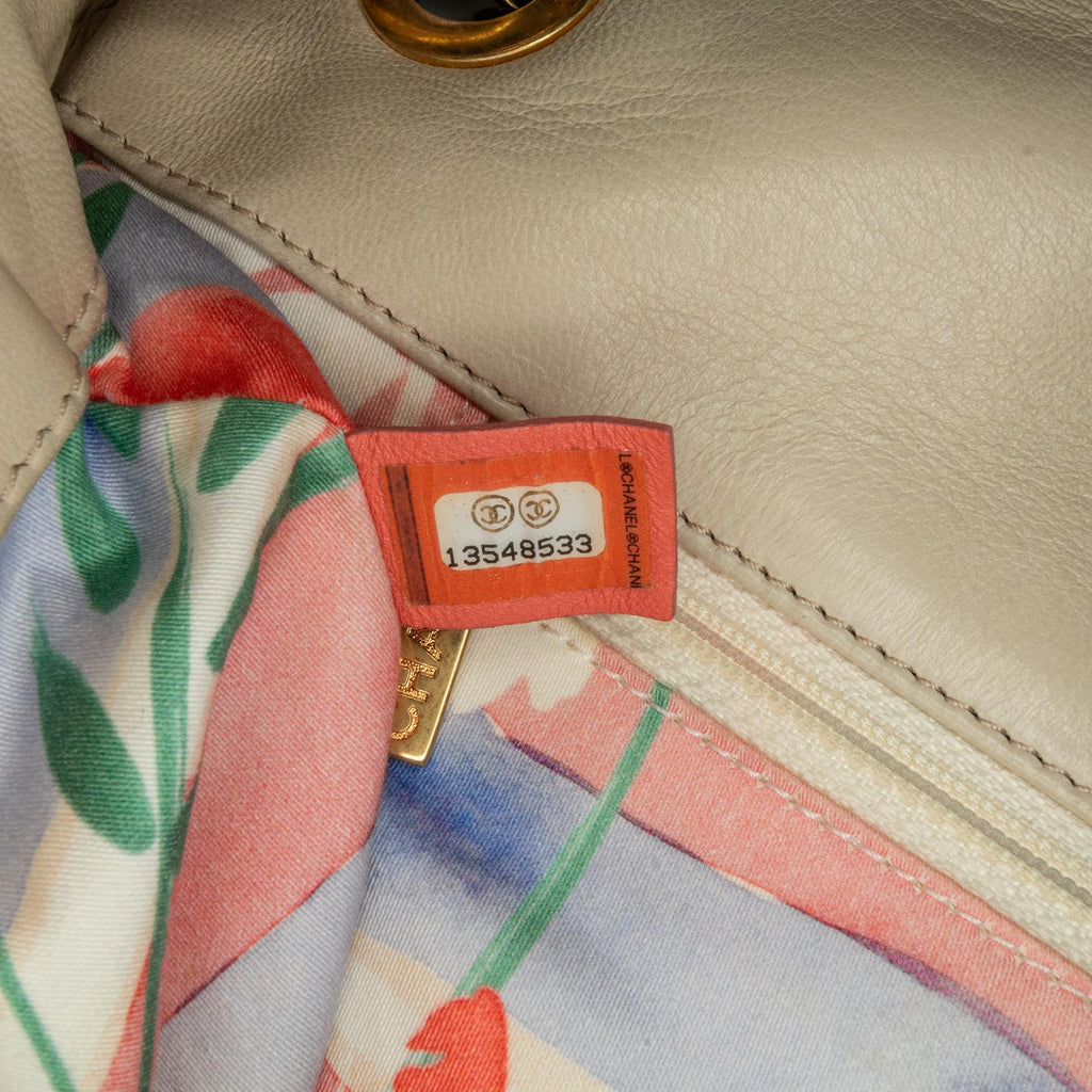 Chanel CC Straw Country Flap