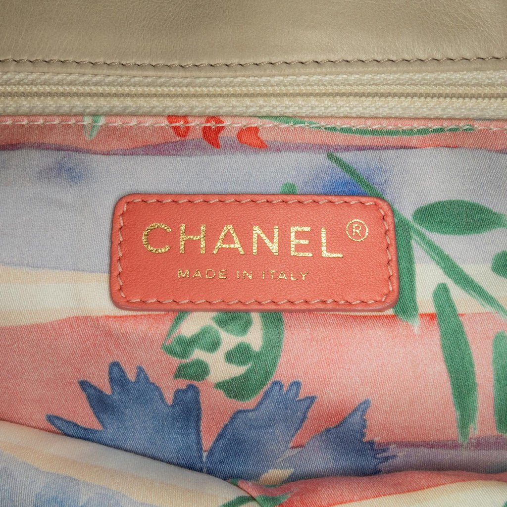 Chanel CC Straw Country Flap