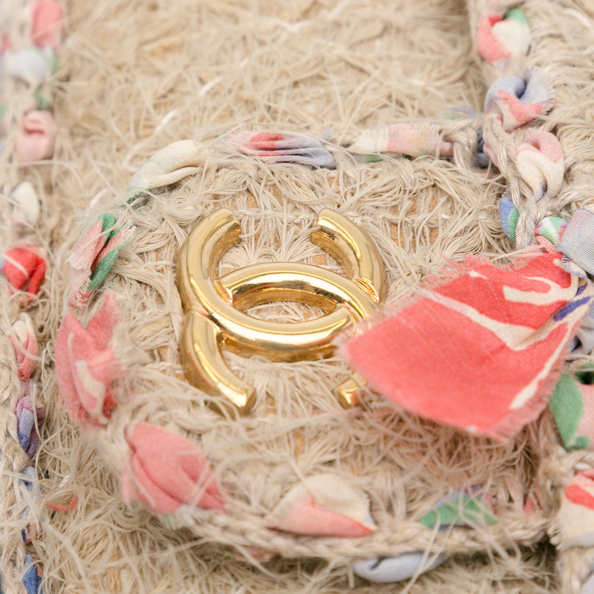 Chanel CC Straw Country Flap (SHG-LDVjxm)