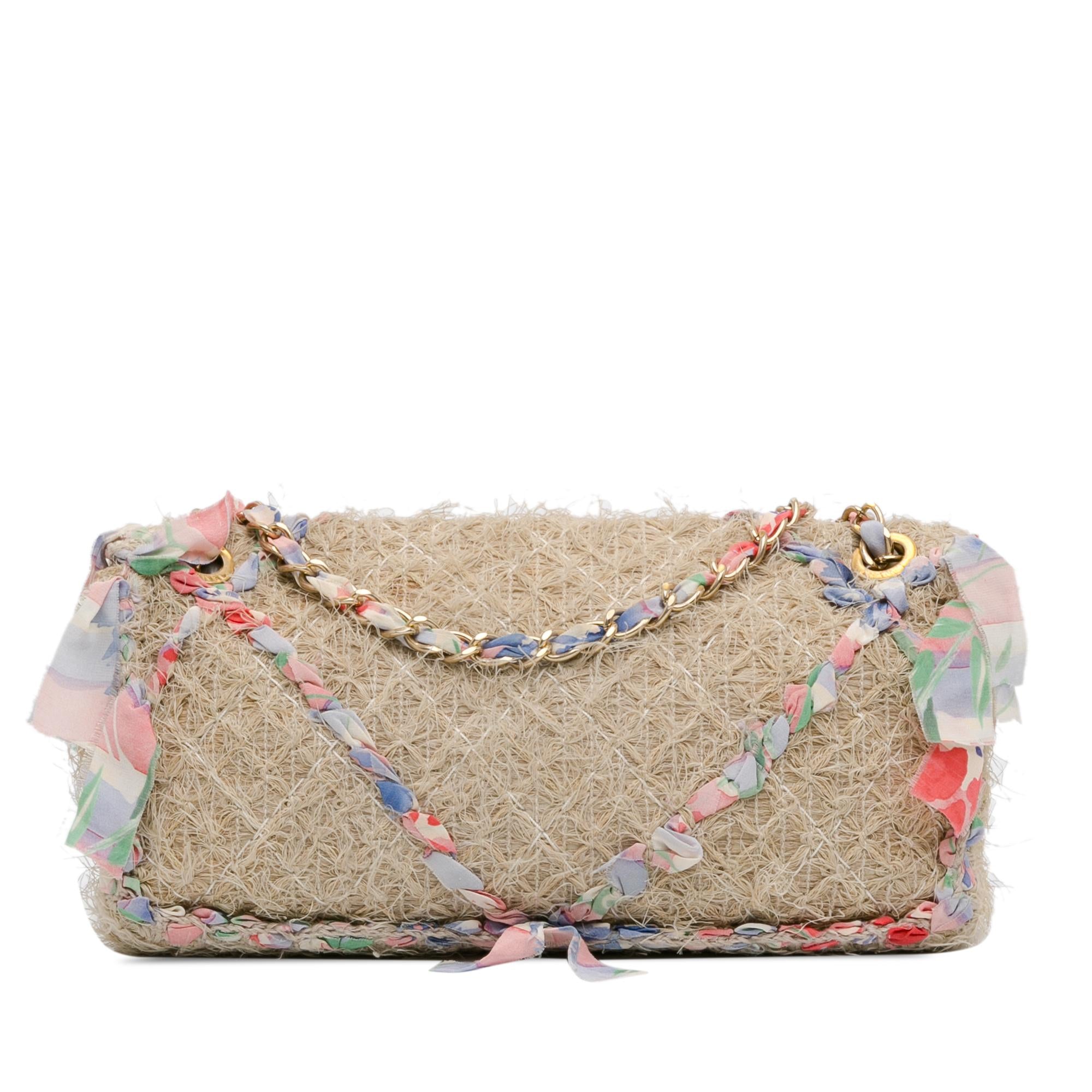 Chanel CC Straw Country Flap (SHG-d50HRy)