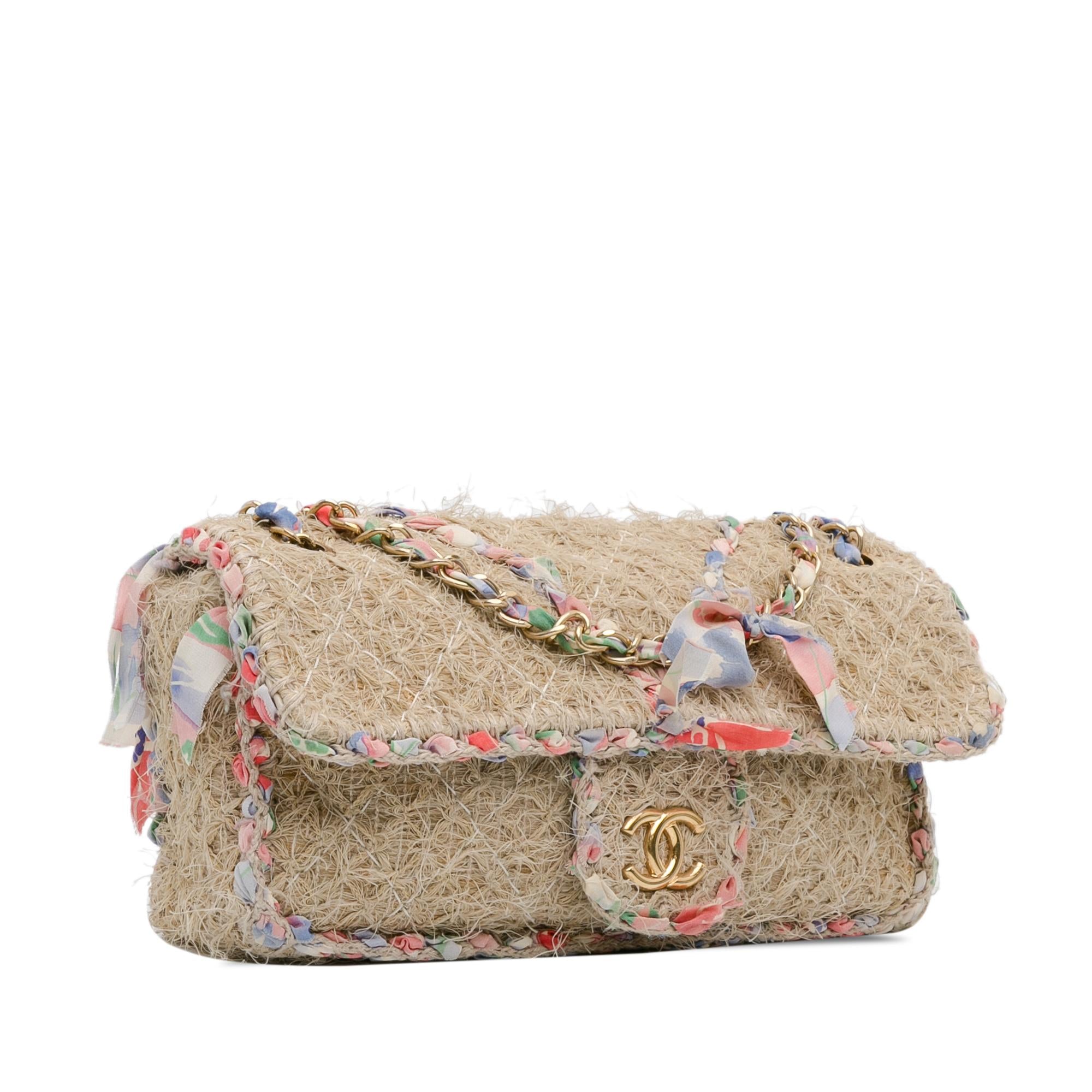 Chanel CC Straw Country Flap (SHG-d50HRy)