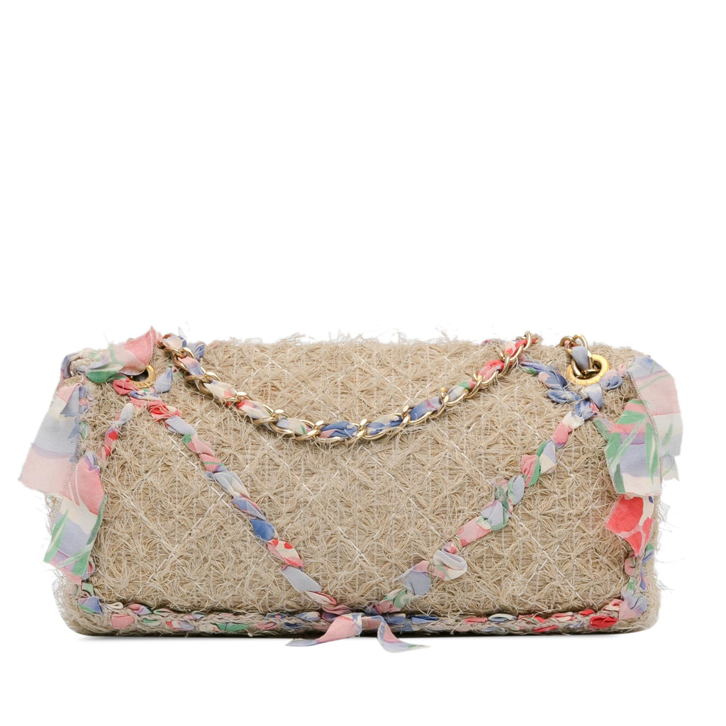 Chanel CC Straw Country Flap