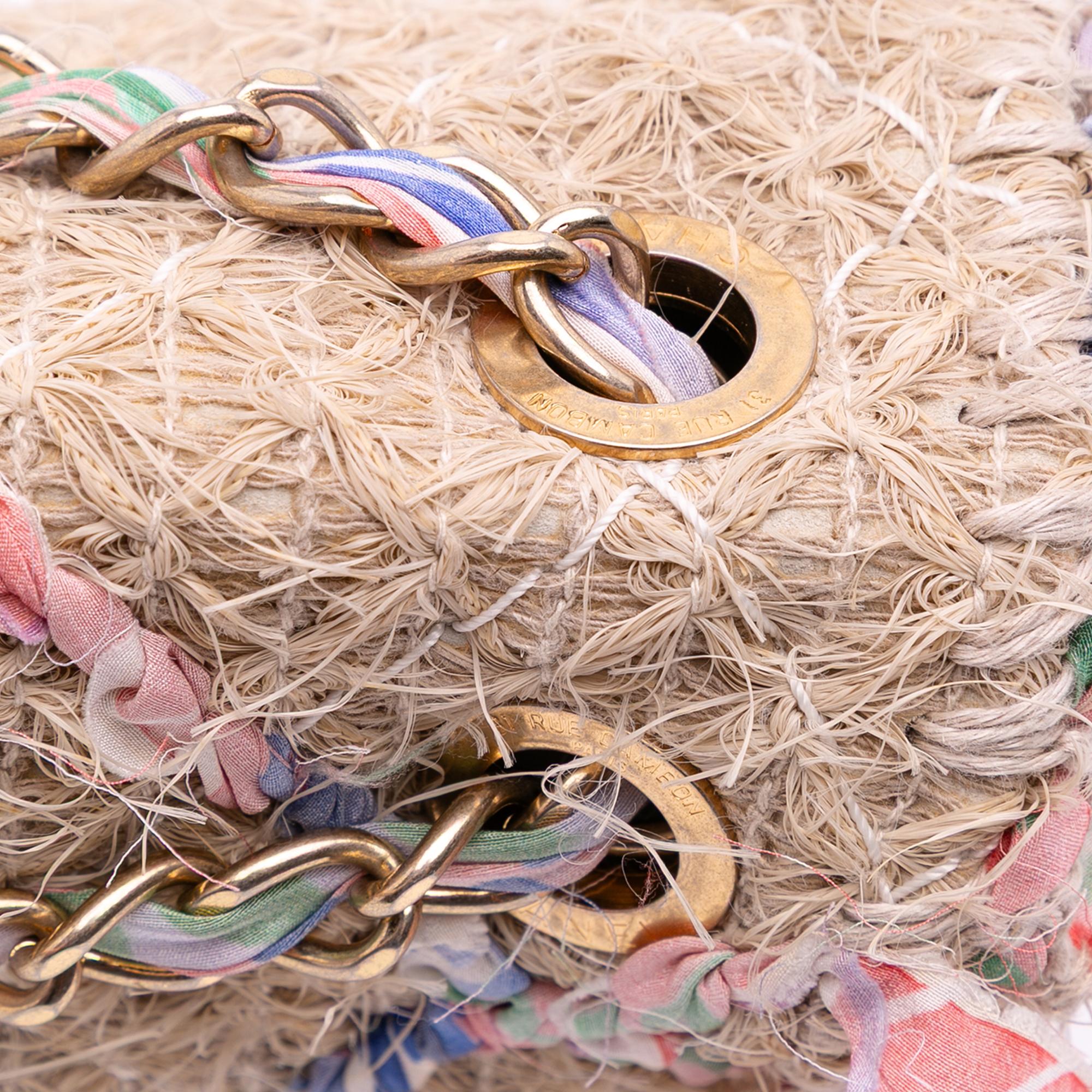 Chanel CC Straw Country Flap
