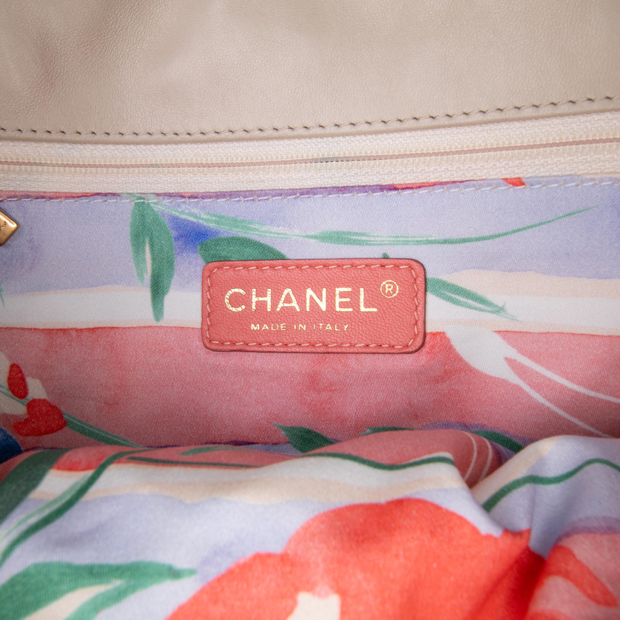 Chanel CC Straw Country Flap