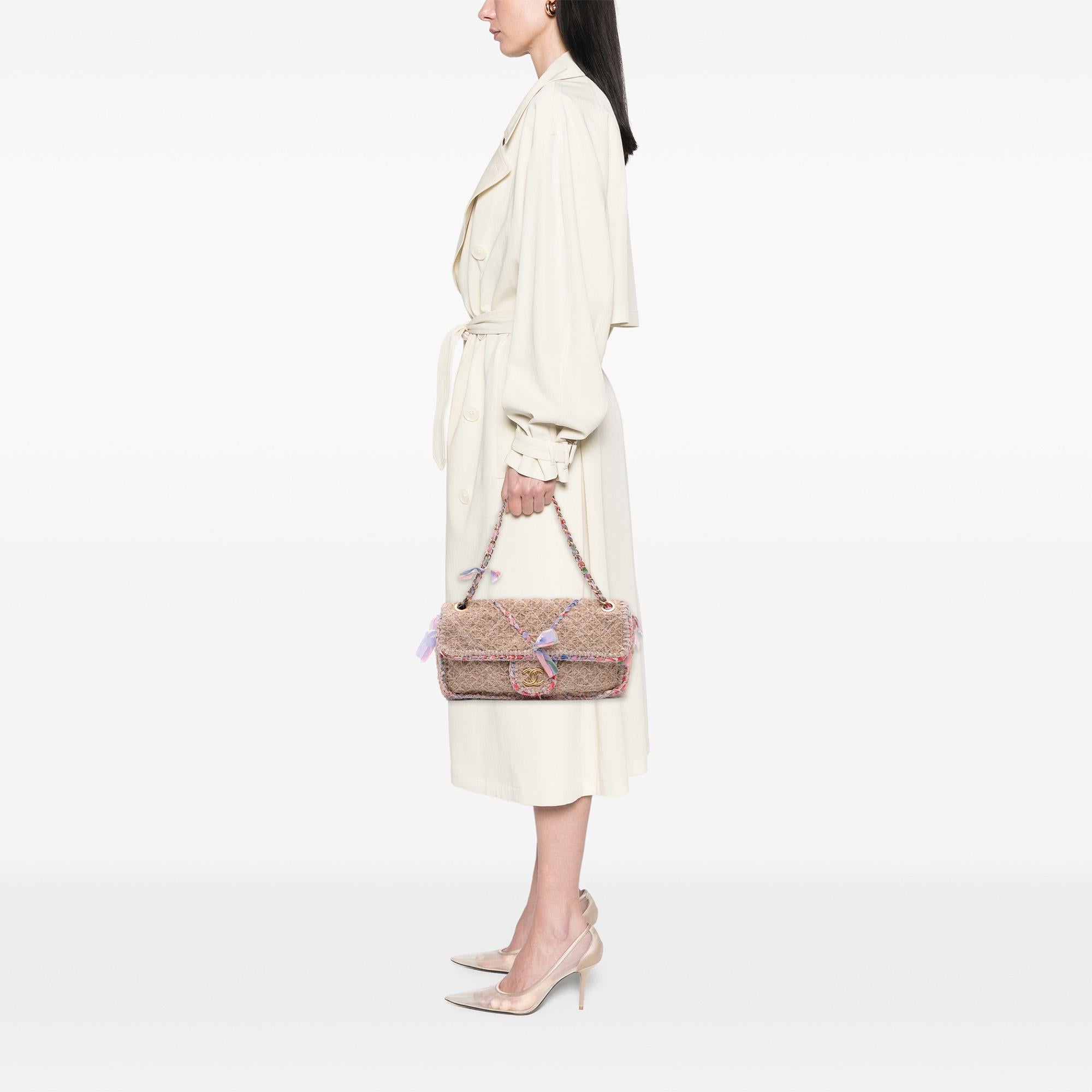 Chanel CC Straw Country Flap