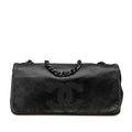 Chanel CC Studded Lambskin East West Flap