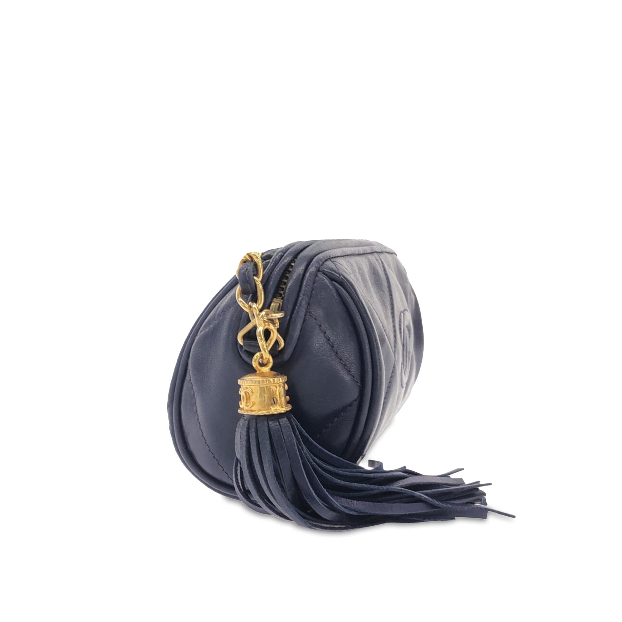 Chanel CC Tassel Lambskin Leather Shoulder Bag (SHG-DJNDFs)