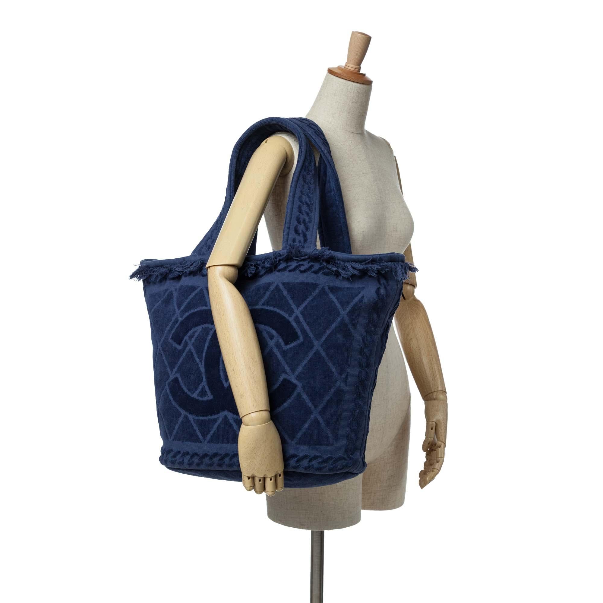 Chanel CC Terry Cotton Beach Tote