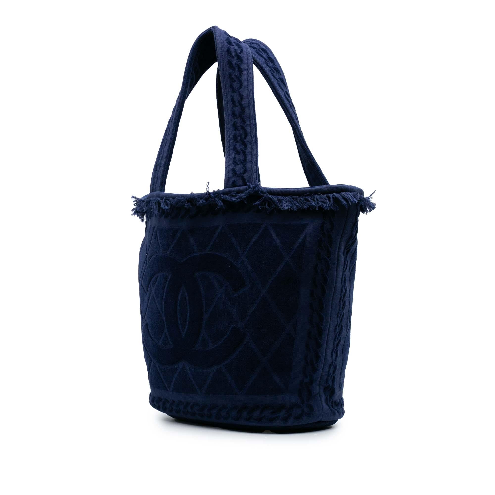 Chanel CC Terry Cotton Beach Tote