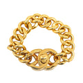 Chanel CC Turnlock Chain Bracelet (SHG-b6B4kT)