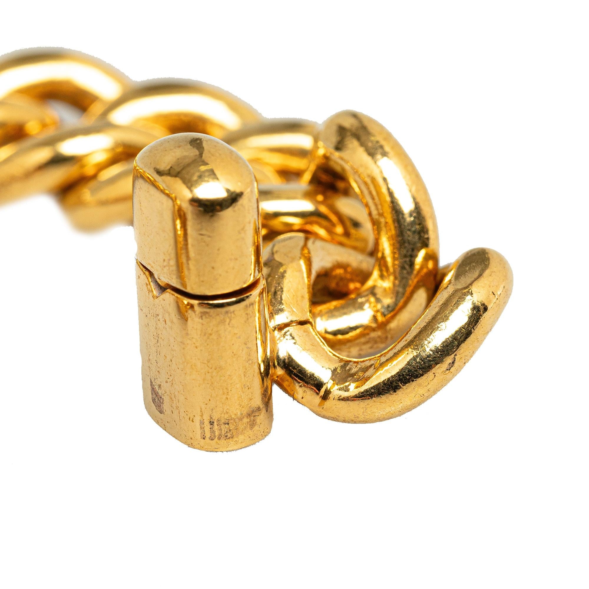 Chanel CC Turnlock Chain Bracelet