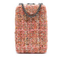 Chanel CC Tweed Chain Vertical Box Crossbody