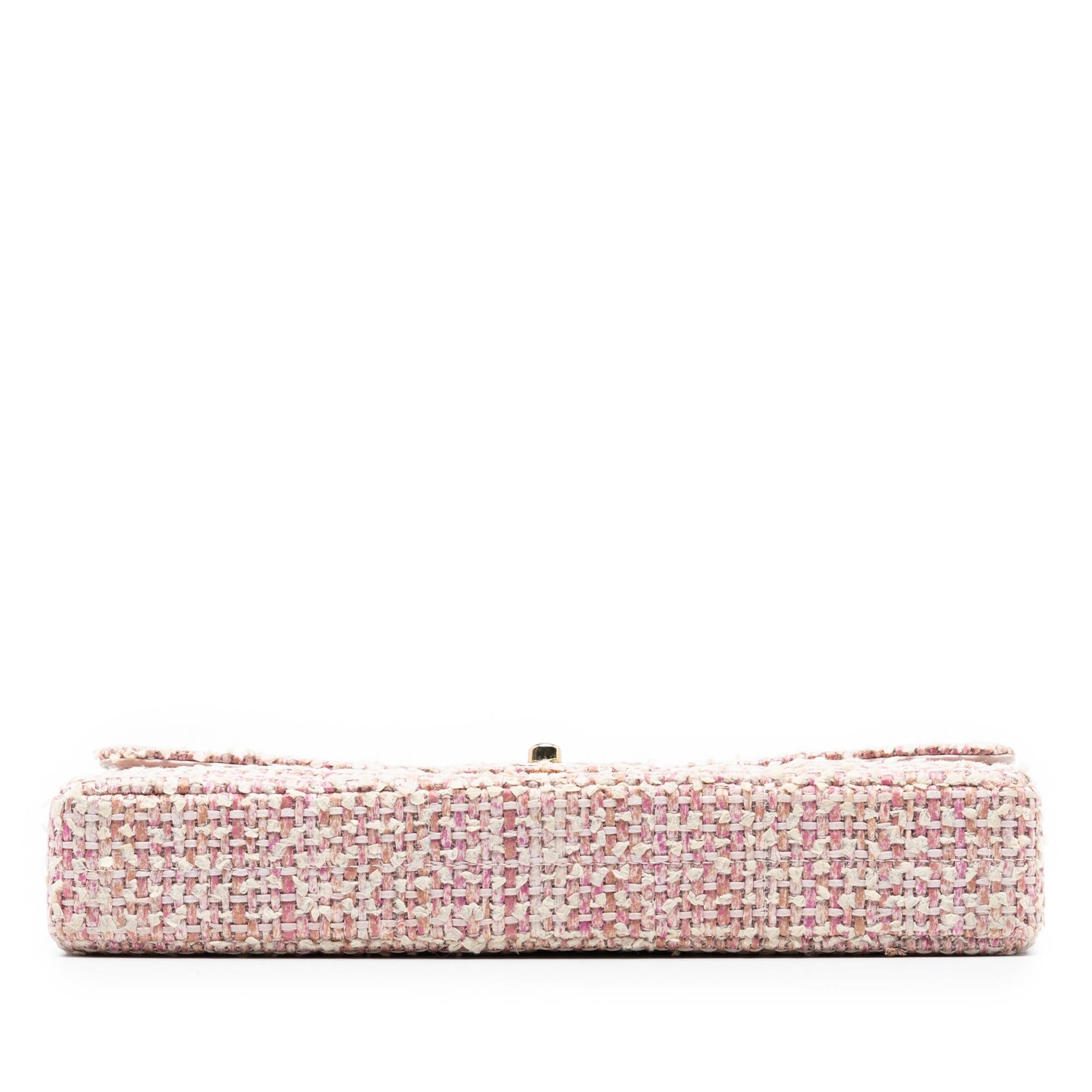 Chanel CC Tweed East West Flap