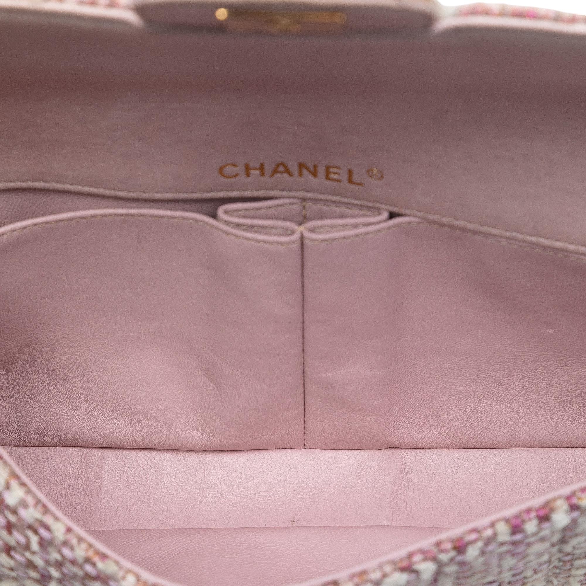 Chanel CC Tweed East West Flap