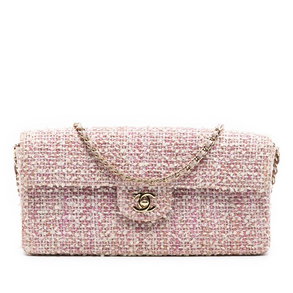 Chanel CC Tweed East West Flap