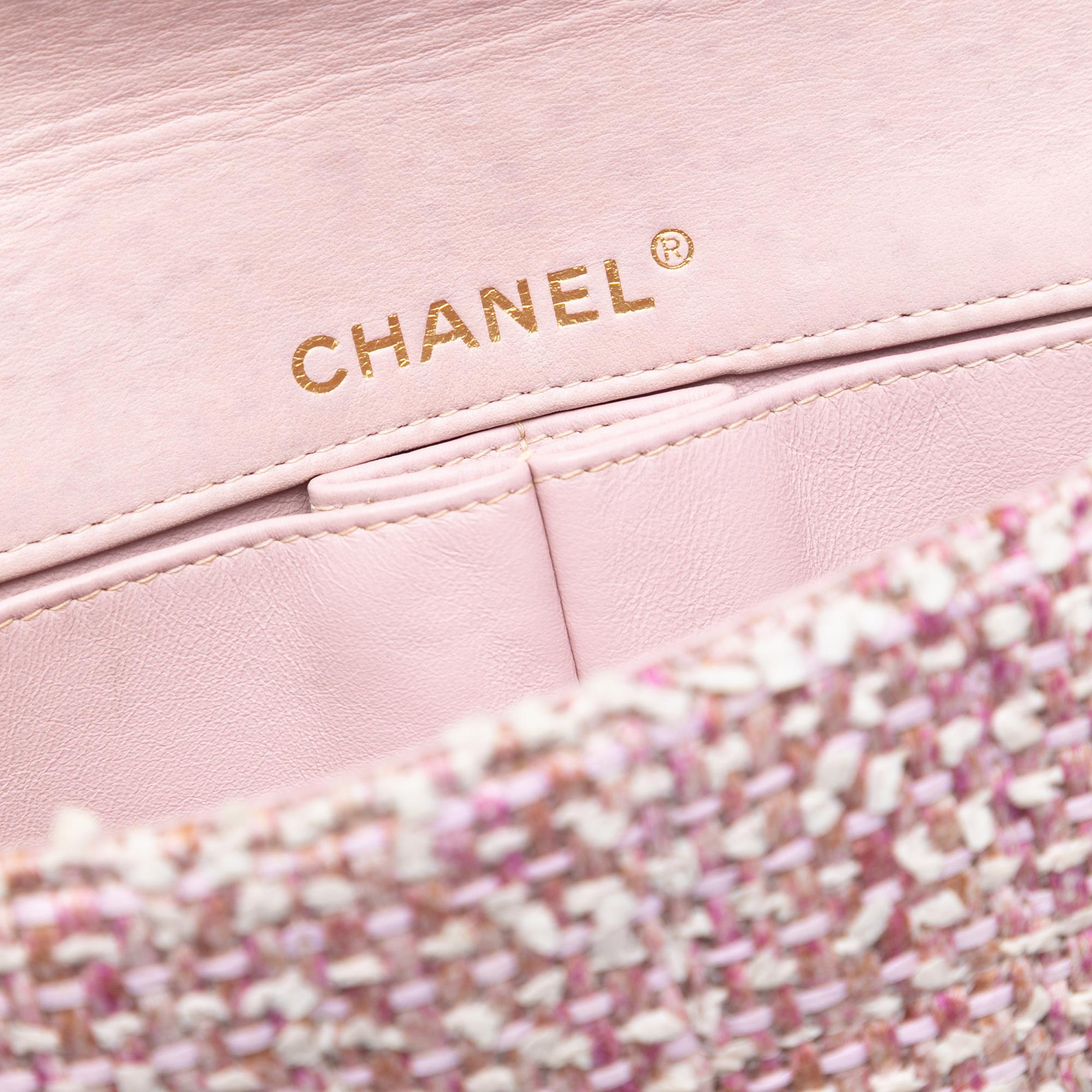Chanel CC Tweed East West Flap