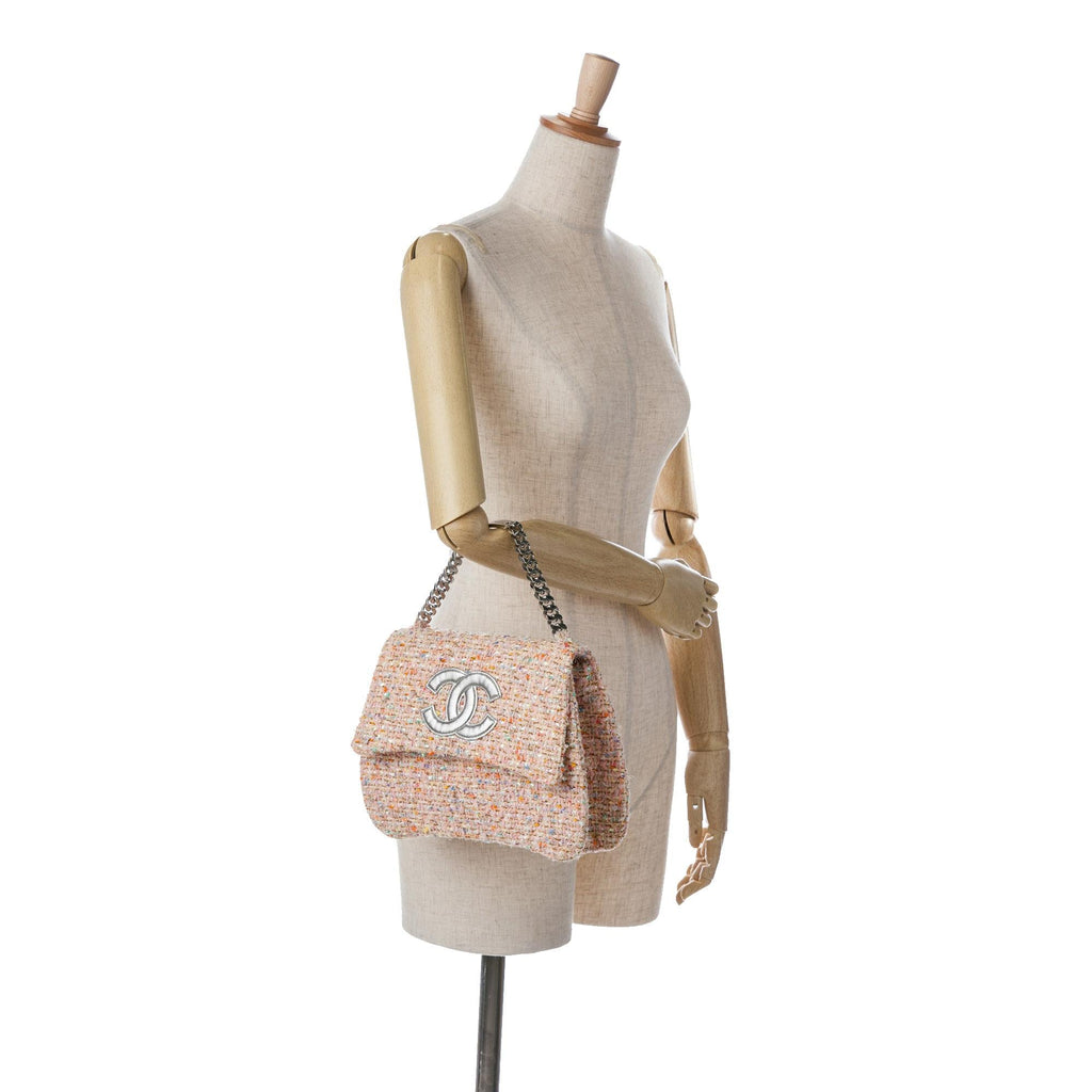 Chanel CC Tweed Flap (SHG-LRSREN)