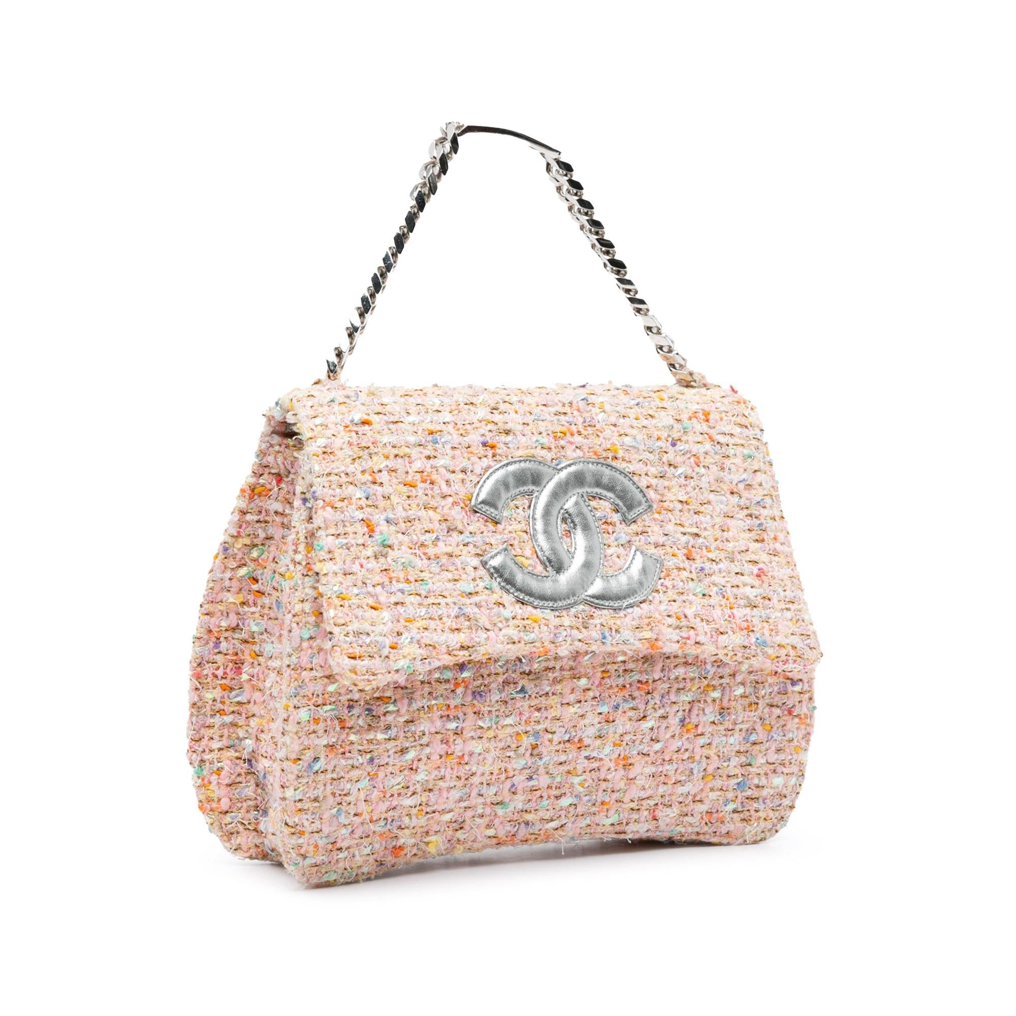 Chanel CC Tweed Flap (SHG-LRSREN)