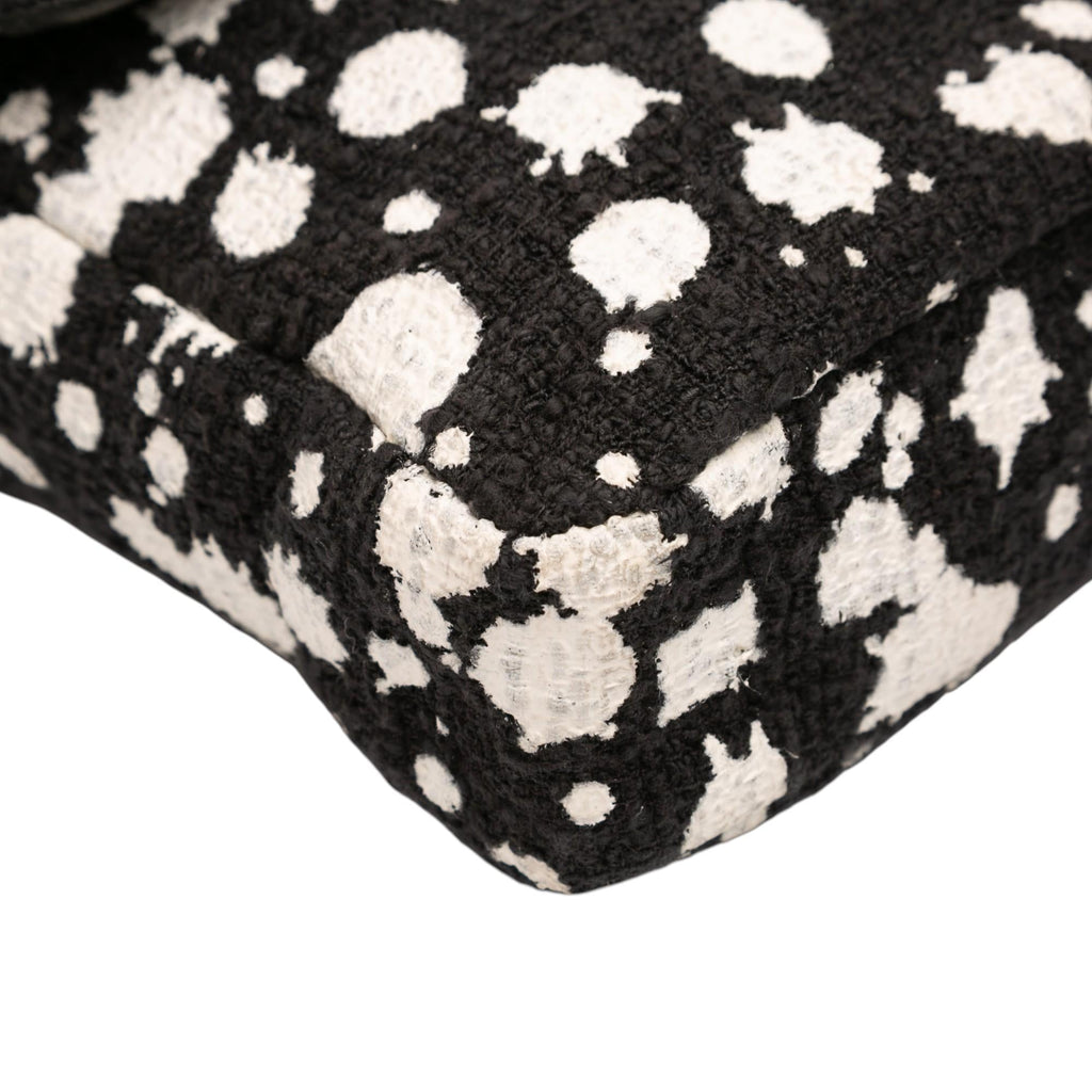 Chanel CC Tweed Paint Splatter Flap