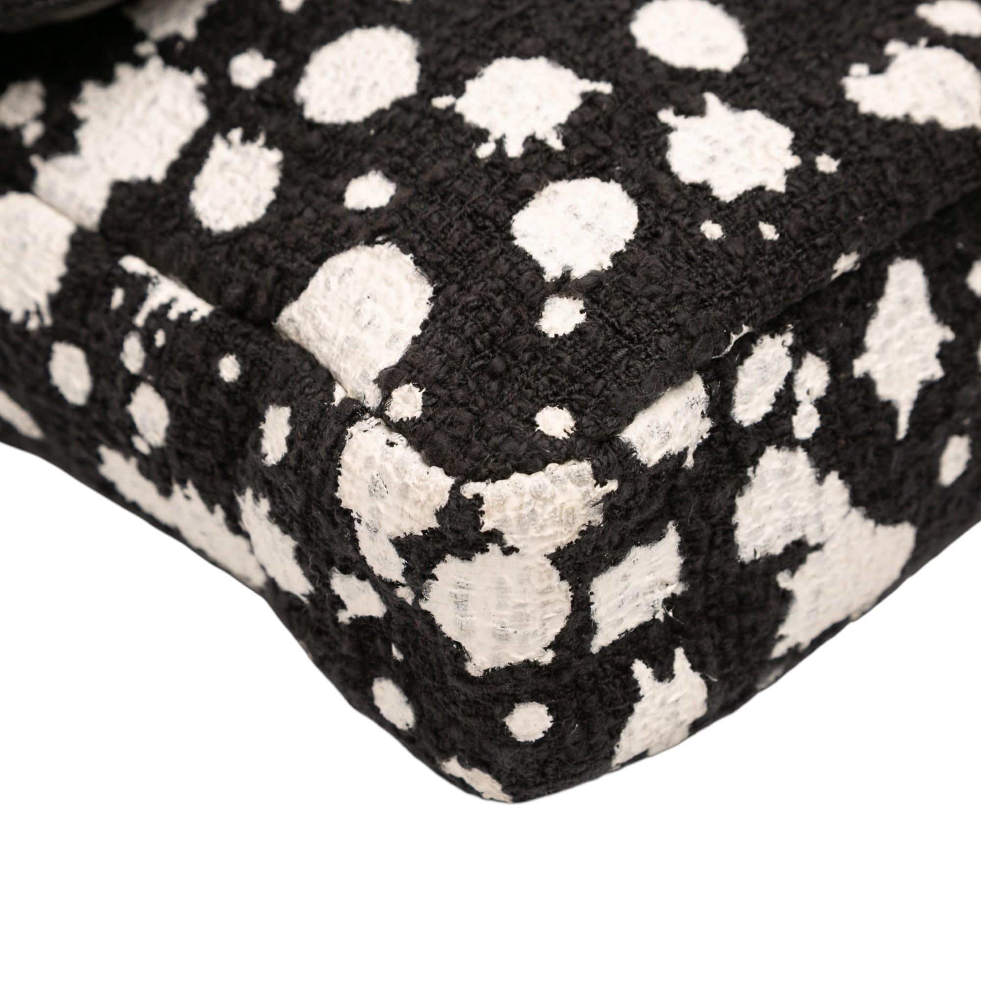 Chanel CC Tweed Paint Splatter Flap