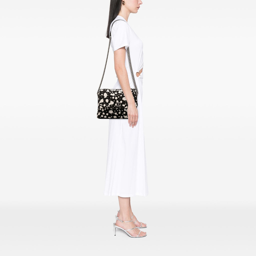 Chanel CC Tweed Paint Splatter Flap