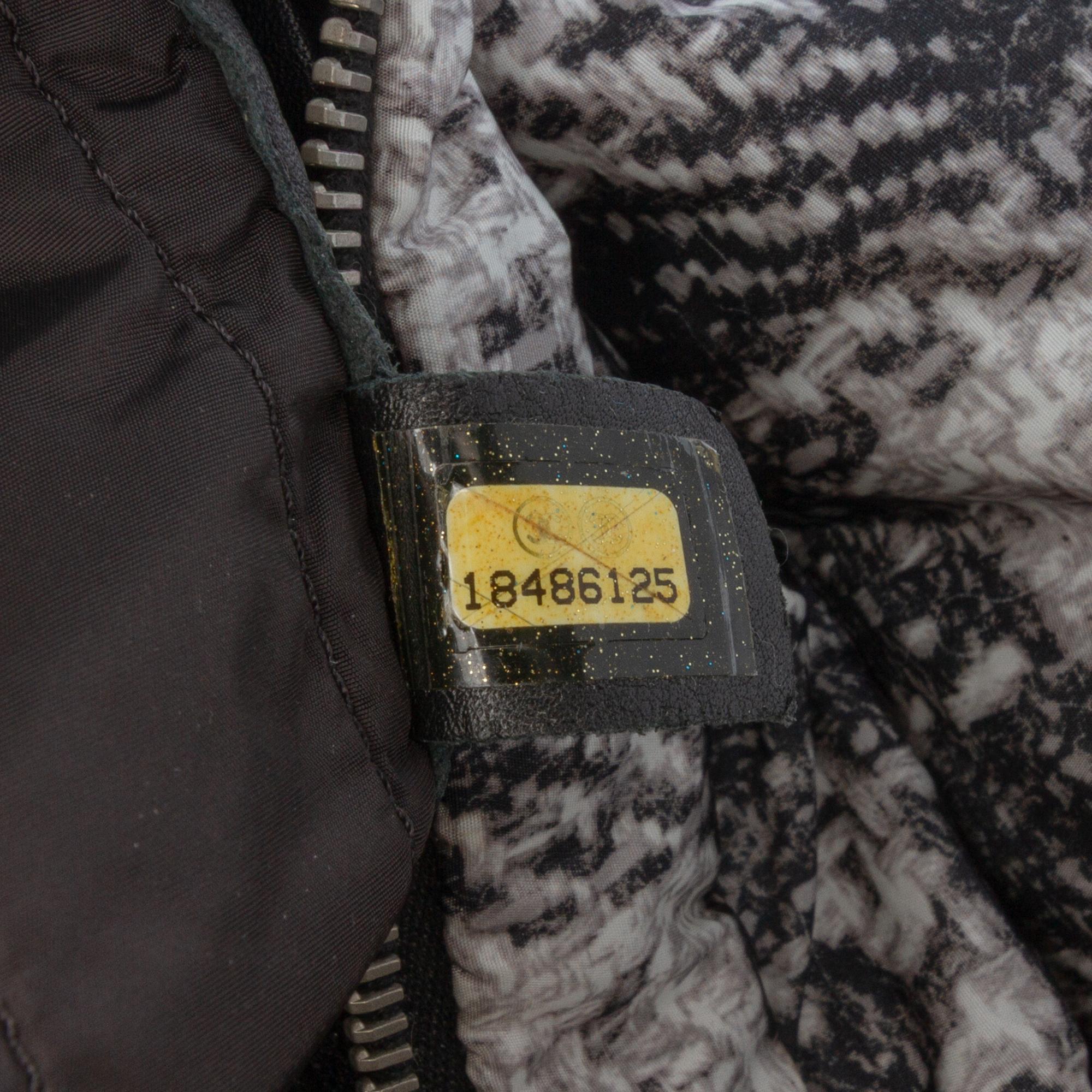 Chanel CC Tweed Print Nylon Single Flap