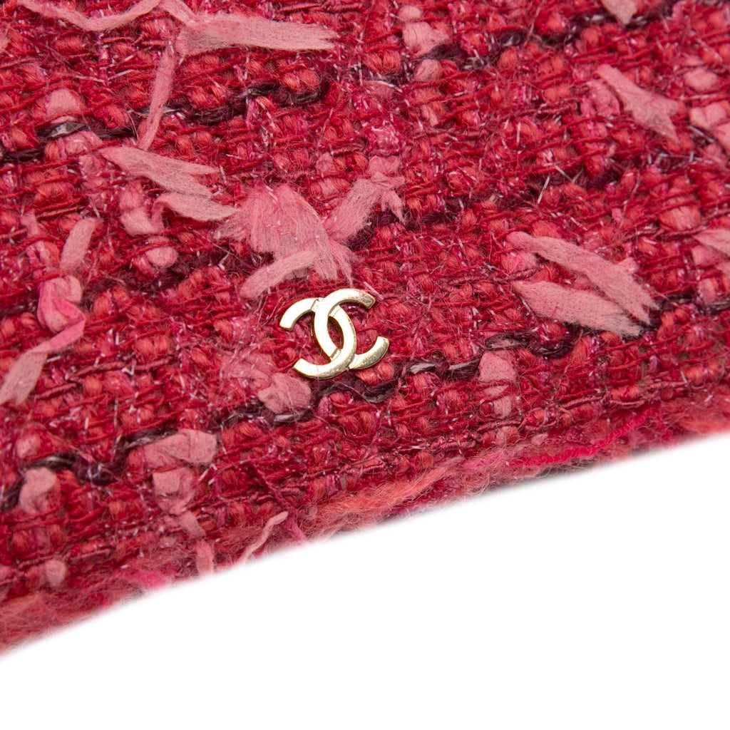 Chanel CC Tweed Wallet On Chain