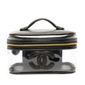 Chanel CC Vinyl and Calfskin Vanity Case