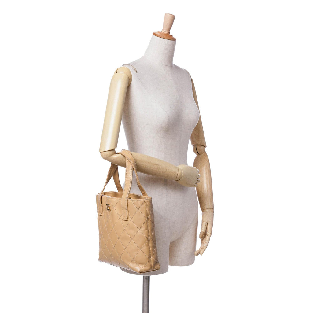Chanel CC Wild Stitch Calfskin Handbag