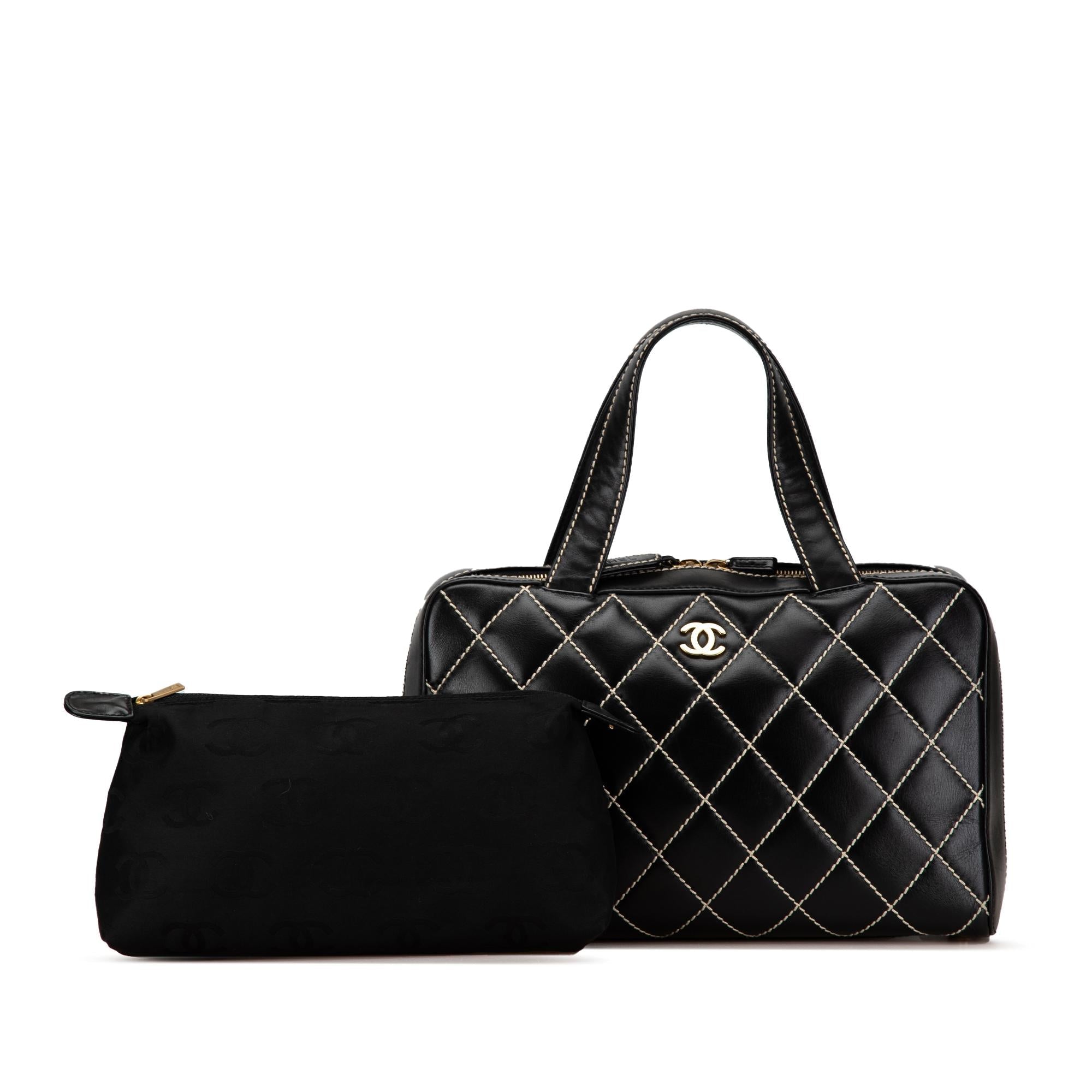 Chanel CC Wild Stitch Lambskin Handbag (SHG-SgvNml)