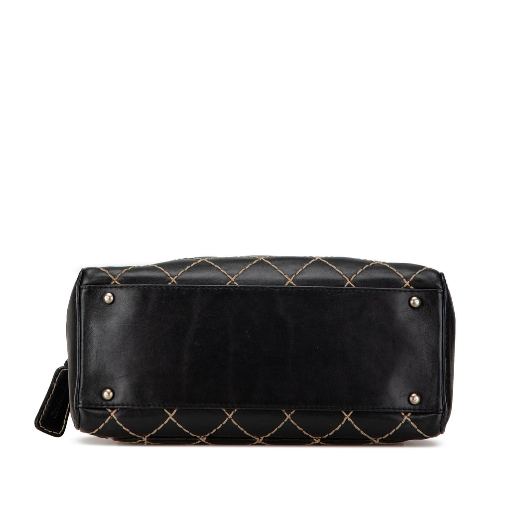 Chanel CC Wild Stitch Lambskin Handbag