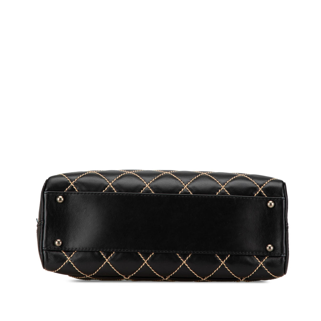 Chanel CC Wild Stitch Lambskin Handbag