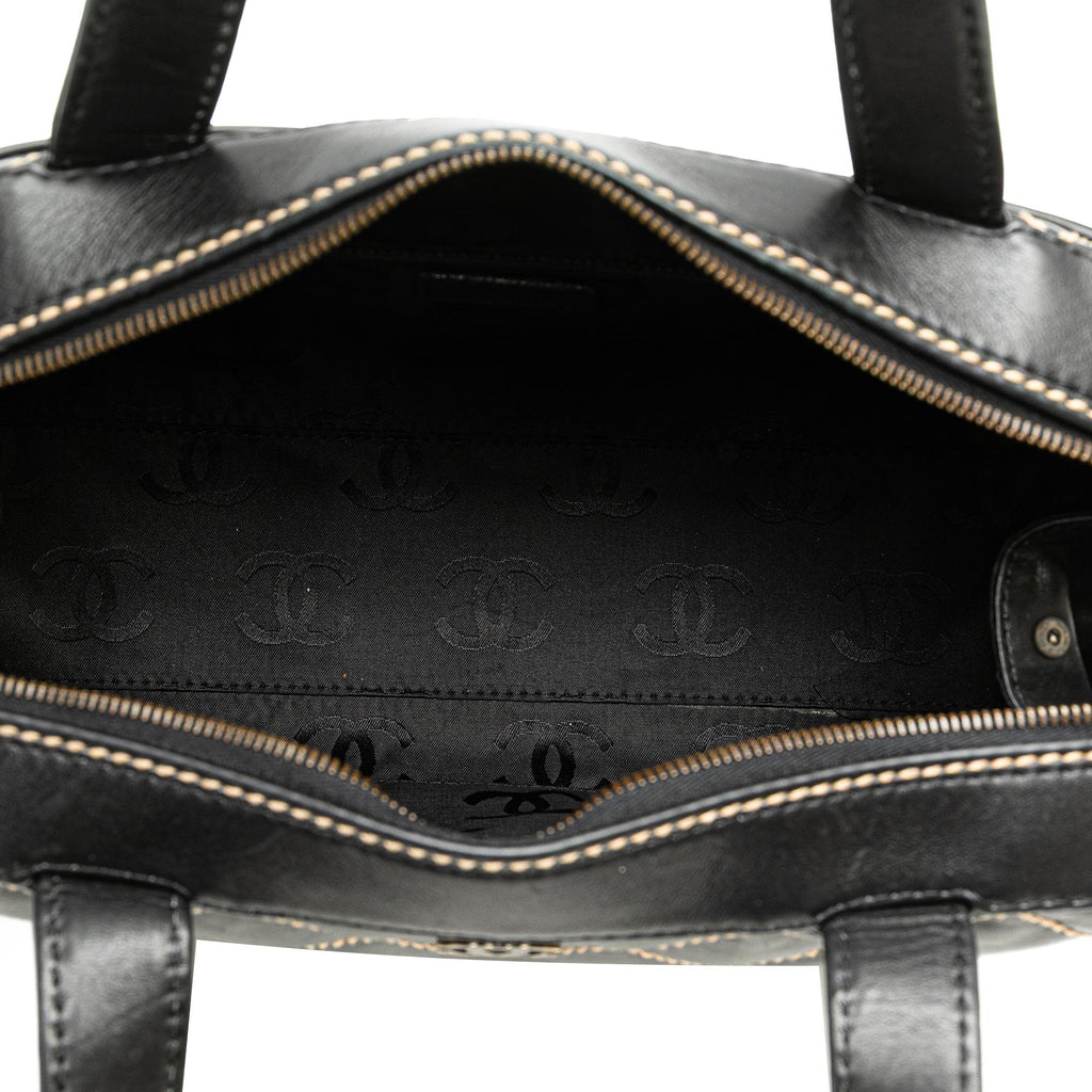 Chanel CC Wild Stitch Lambskin Handbag