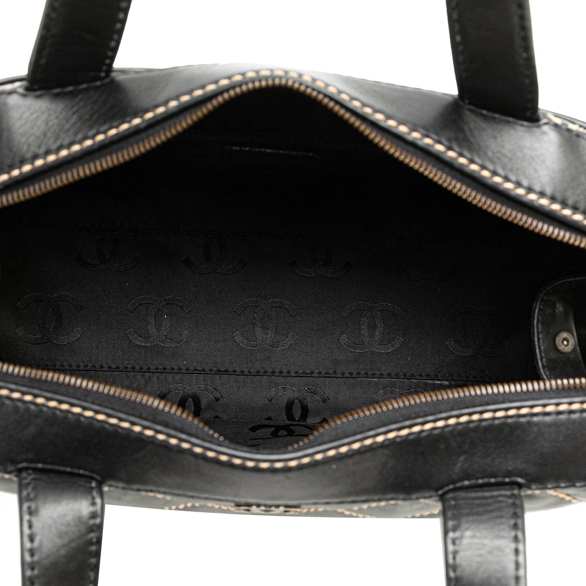 Chanel CC Wild Stitch Lambskin Handbag