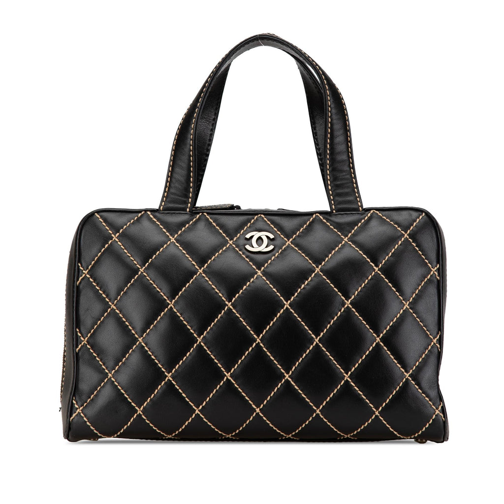 Chanel CC Wild Stitch Lambskin Handbag