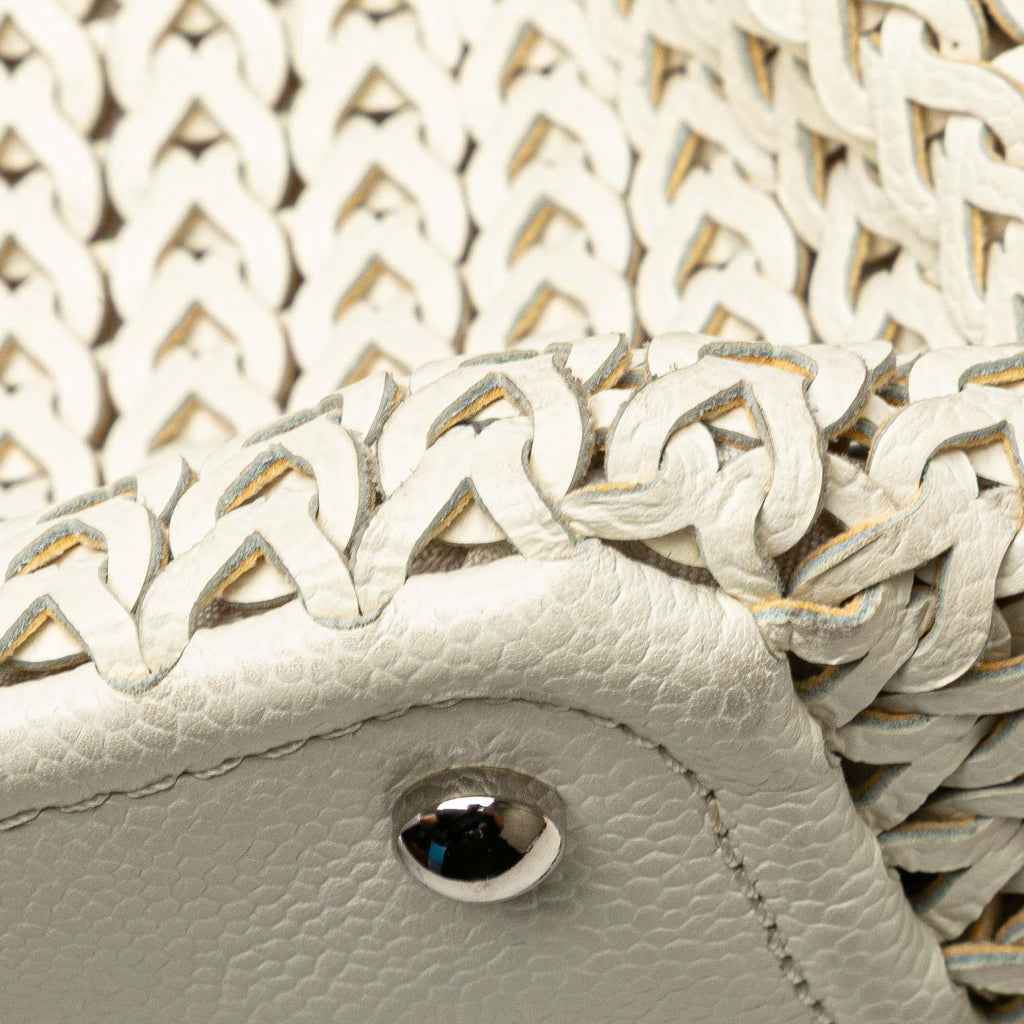 Chanel CC Woven Caviar Shoulder Bag
