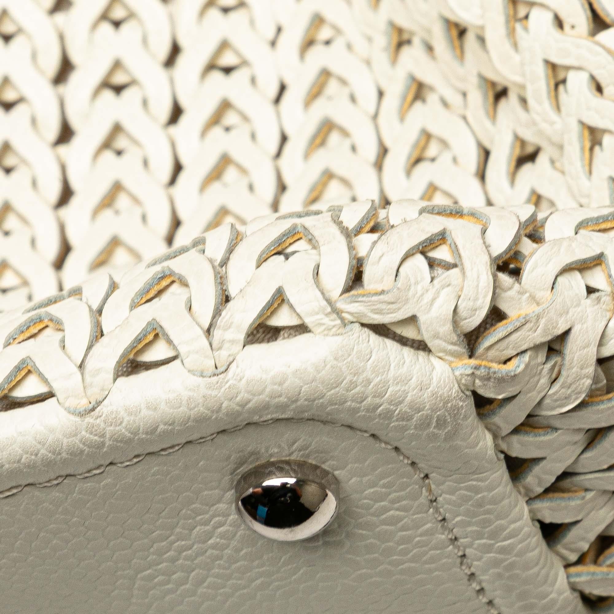 Chanel CC Woven Caviar Shoulder Bag