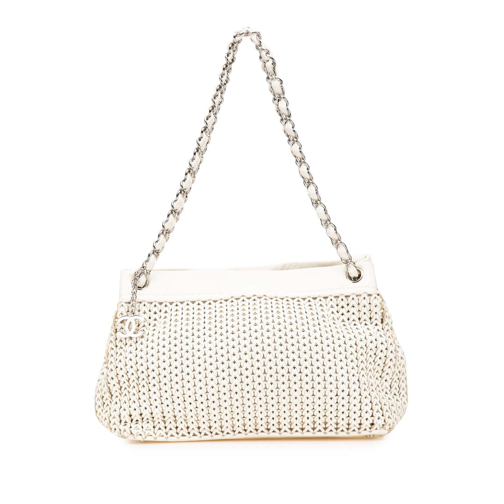 Chanel CC Woven Caviar Shoulder Bag