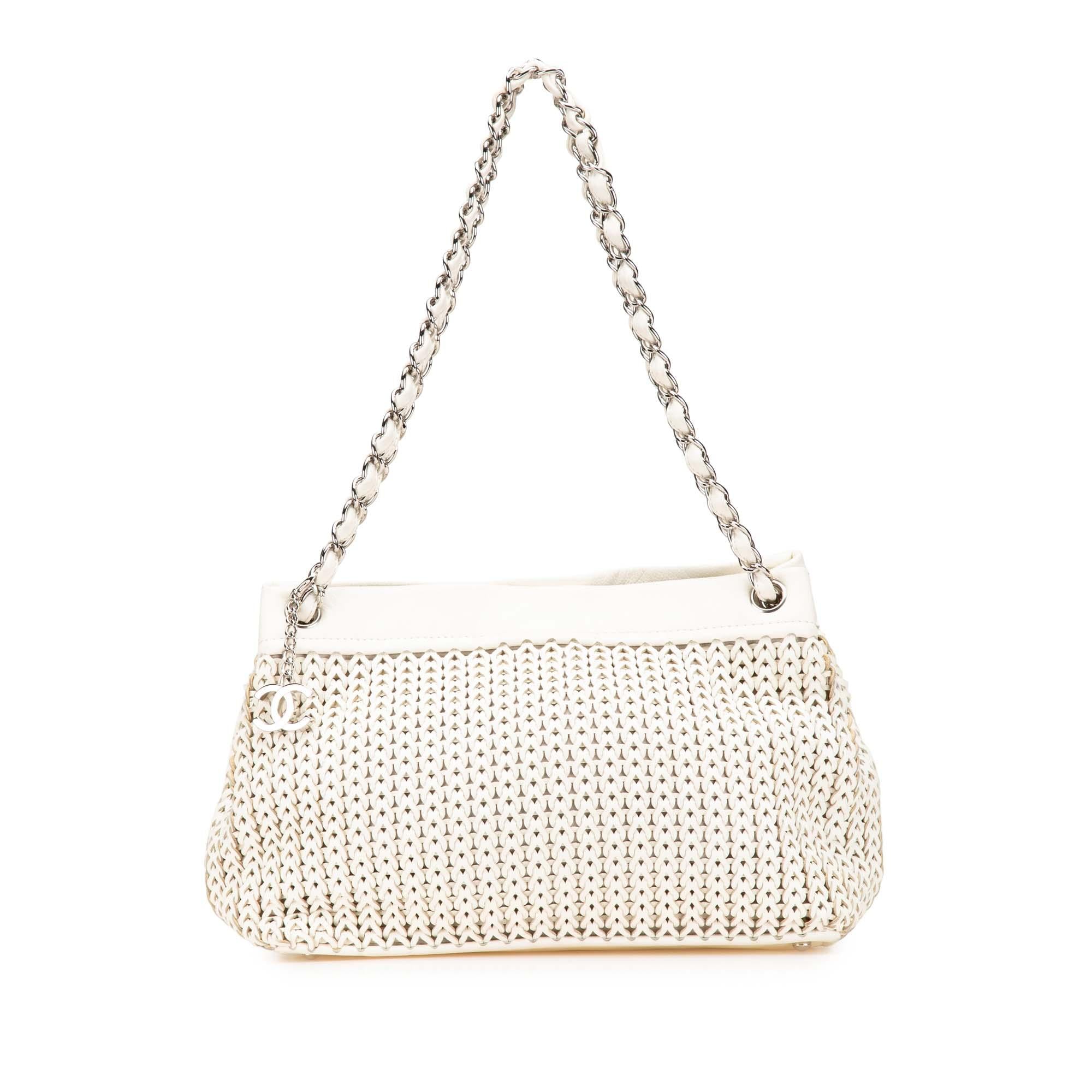 Chanel CC Woven Caviar Shoulder Bag